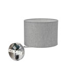 Wall lamps for bedrooms - Nowodvorski HOTEL MOOD Wall mounted Adjustable with switch Max wattage 10W only LED E14 Grey 11788 - product 3