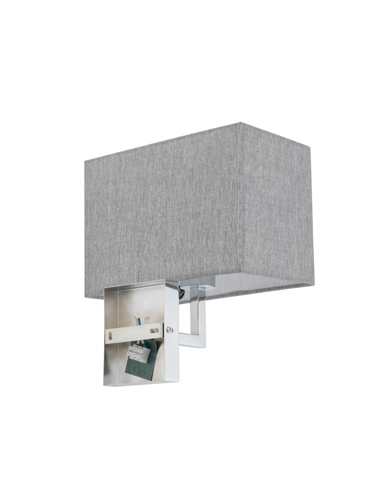 Nowodvorski HOTEL MOOD Ścienna Kinkiety Max moc 10W only LED E27 Szary 11787 Nowodvorski HOTEL MOOD Ścienna Kinkiety Max moc 10W only LED E27 Szary 11787