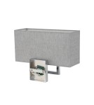 Wall lamps with lampshade - Nowodvorski HOTEL MOOD Wall lamp Max wattage 10W only LED E27 Grey 11792 - product 3