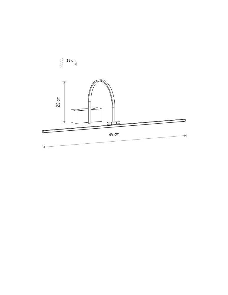 Nowodvorski ARTLINE LED Ścienna Kinkiety Max moc 4W LED zintegrowany 3000K Biały 11955 Nowodvorski ARTLINE LED Ścienna Kinkiety Max moc 4W LED zintegrowany 3000K Biały 11955