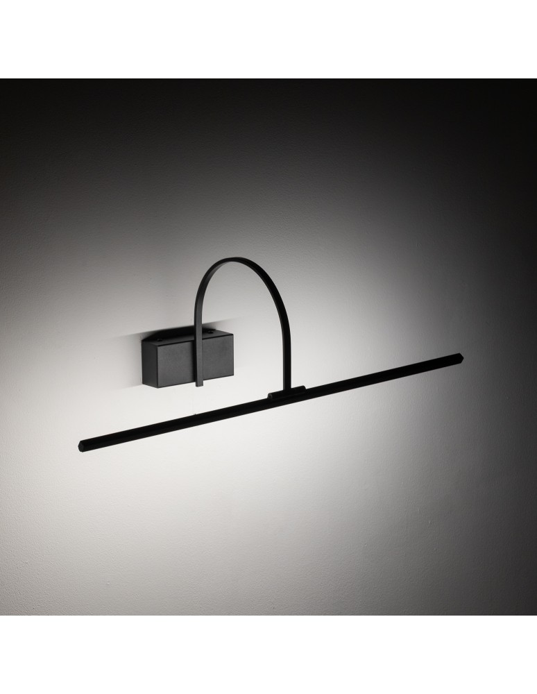 Wall lamps over a painting - Nowodvorski ARTLINE LED Wall Sconces Max wattage 6W 3000K Black 11958 - product kolory-swiatla.pl 2