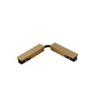 Accessories for magnetic busbars - Azzardo SIGMA TRACK MAGNETIC ELECTRIC CORNER CONNECTOR B GO Gold for Sigma AZ7072 system. - product 1