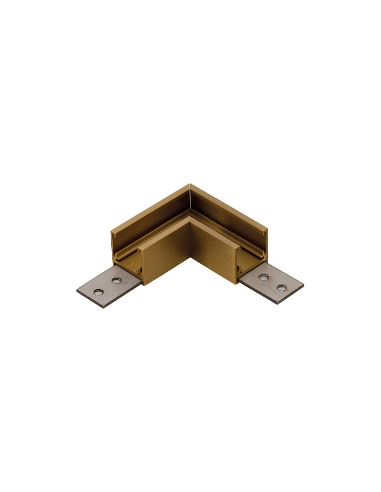 Akcesoria do szynoprzewodów magnetycznych - Azzardo SIGMA TRACK MAGNETIC CORNER A GO Złoty do systemu Sigma AZ7061 - produkt kolory-swiatla.pl 1