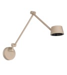 Cantilever wall lamps - Azzardo MOLLY M WALL BEIGE Beige Mat Wall lamp/wall lamp AZ6808 - product 1