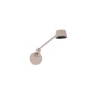 Kinkiety na wysięgniku - Azzardo MOLLY S WALL BEIGE Beżowy Mat Kinkiet/Ścienna AZ6806 - produkt 1