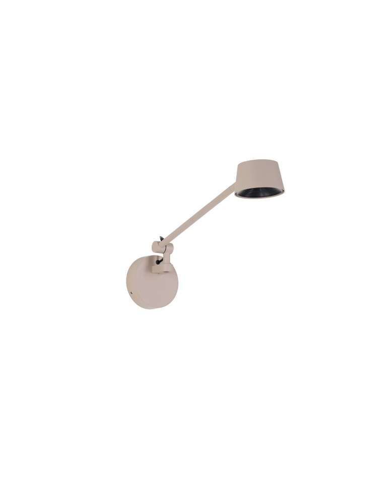 Cantilever wall lamps - Azzardo MOLLY S WALL BEIGE Beige Mat Wall lamp/wall lamp AZ6806 - product kolory-swiatla.pl 1