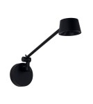 Kinkiety na wysięgniku - Azzardo MOLLY S WALL BK Czarny Mat Kinkiet/Ścienna AZ6805 - produkt 1