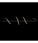 Pendant lamps over the island - Azzardo MEMPHIS PENDANT 3-STEP DIMM GO Shiny Gold Pendant AZ6814 - product 3