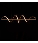 Pendant lamps over the island - Azzardo MEMPHIS PENDANT 3-STEP DIMM GO Shiny Gold Pendant AZ6814 - product 4