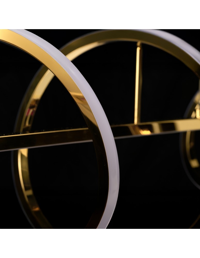 Lampy wiszące nad wyspę - Azzardo MEMPHIS PENDANT 3-STEP DIMM GO Złoty Błyszczący Wisząca AZ6814 - produkt kolory-swiatla.pl 5