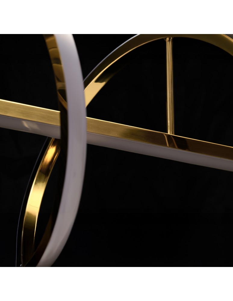 Pendant lamps over the island - Azzardo MEMPHIS PENDANT 3-STEP DIMM GO Shiny Gold Pendant AZ6814 - product kolory-swiatla.pl 6