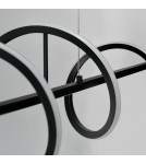 Pendant lamps over the island - Azzardo MEMPHIS PENDANT 3-STEP DIMM BK Black Mat Pendant AZ6815. - product 4