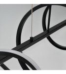 Pendant lamps over the island - Azzardo MEMPHIS PENDANT 3-STEP DIMM BK Black Mat Pendant AZ6815. - product 5