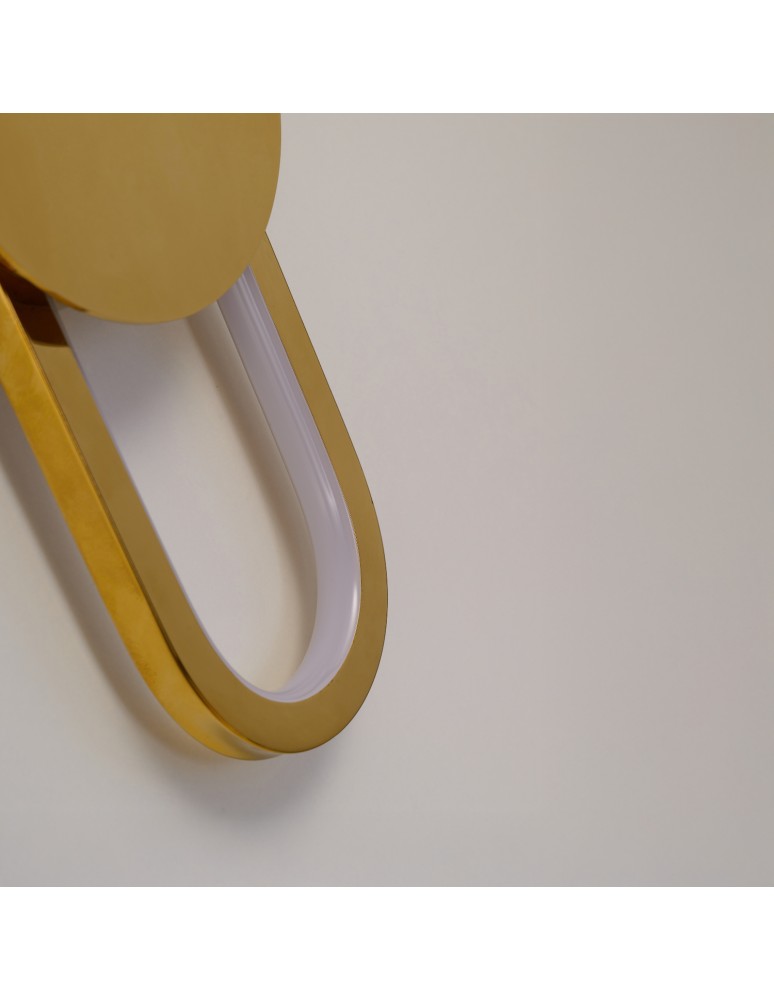 LED wall lamps - Azzardo MIZUKI WALL GO Gold Mat Wall lamp/wall lamp AZ6824. - product kolory-swiatla.pl 2