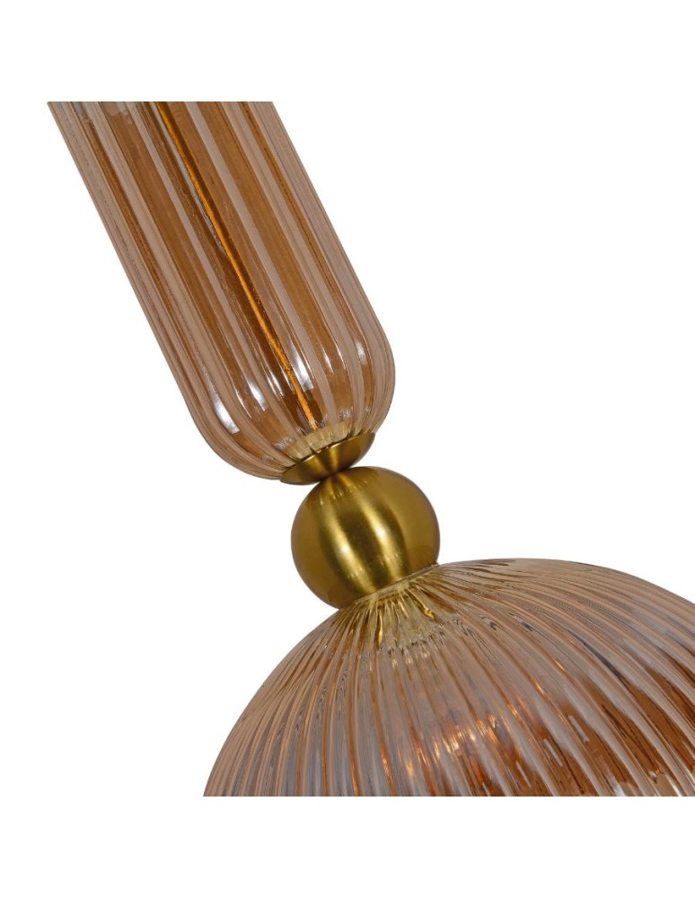 Light Prestige Piega 1 wisząca duża Bursztynowa LP-939/1P amber