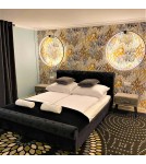 Ring wall lamps - Light Prestige Wall lamp Mirror S black IP44 LED CCT LP-999/1W S BK CCT - product 3