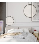 Ring wall lamps - Light Prestige Wall lamp Mirror S black IP44 LED CCT LP-999/1W S BK CCT - product 5