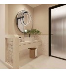 Ring wall lamps - Light Prestige Wall lamp Mirror S black IP44 LED CCT LP-999/1W S BK CCT - product 8