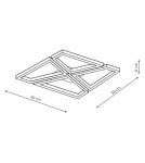 LED ceiling lamps - Light Prestige Plafond Nivra black LED CCT LP-0811/1C BK - product 3