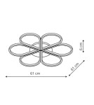 Light Prestige Plafon Velva biały LED CCT LP-8432/1C WH