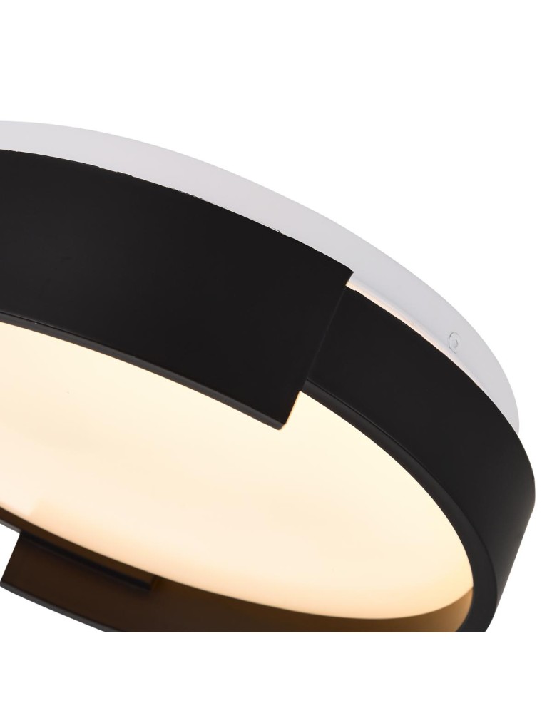 Light Prestige Plafon Halo 27 cm czarny LED CCT LP-1453/1C-27 BK