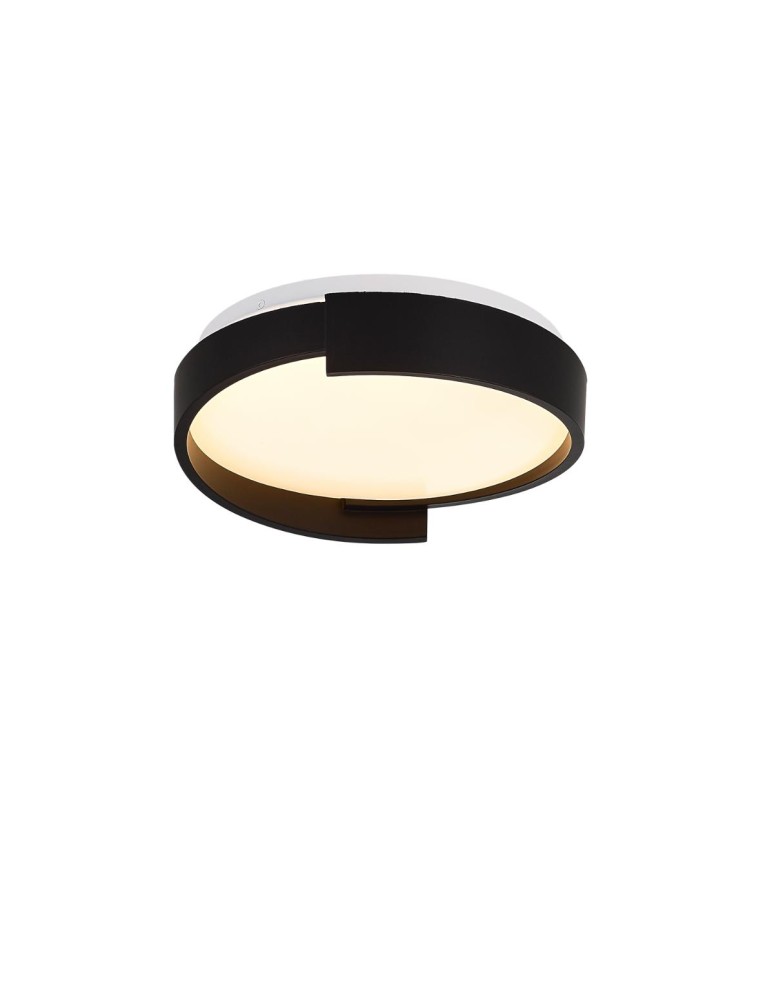 Light Prestige Plafon Halo 38 cm czarny LED CCT LP-1453/1C-38 BK