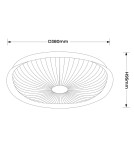 LED Plafonds - Light Prestige Plafond Luniq 40 cm white LED CCT LP-0103/1C-40 WH - product 6