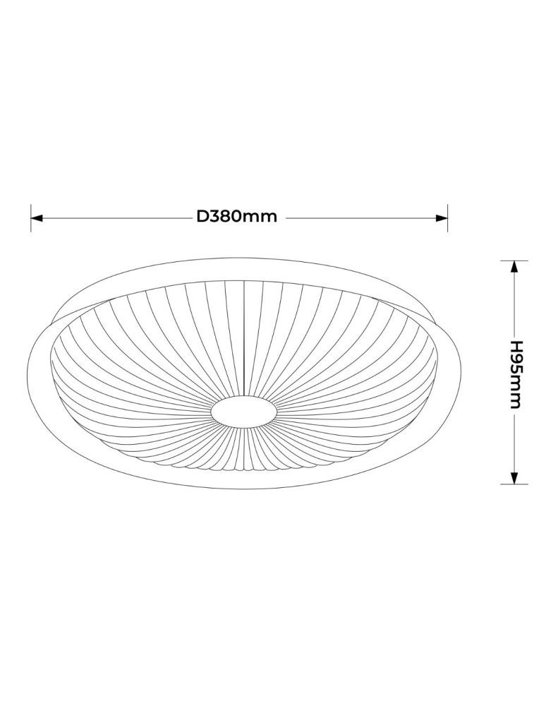 Light Prestige Plafon Luniq 40 cm biały LED CCT LP-0103/1C-40 WH