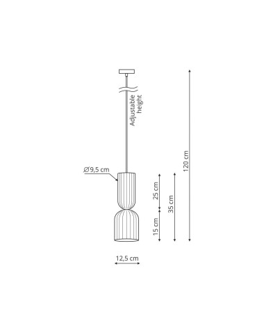 Light Prestige Lampa wisząca Balera zielona LP-0309/1P Green - produkt 2