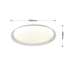 Light Prestige Plafon Trego 40 cm biały LED CCT LP-9465/1C-40 WH