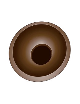 Light Prestige Plafond COCO 40 cm coffee LED LP-0508/1C-40 CF