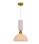 Single pendant lamps - Light Prestige Piega 1 pendant large white LP-939/1P L white - product 2