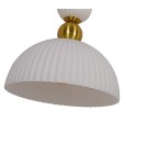 Light Prestige Piega 1 wisząca duża biała LP-939/1P L white