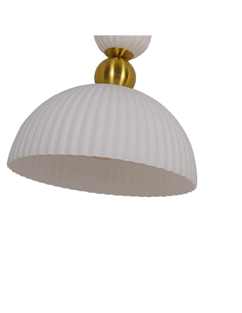 Single pendant lamps - Light Prestige Piega 1 pendant large white LP-939/1P L white - product kolory-swiatla.pl 3