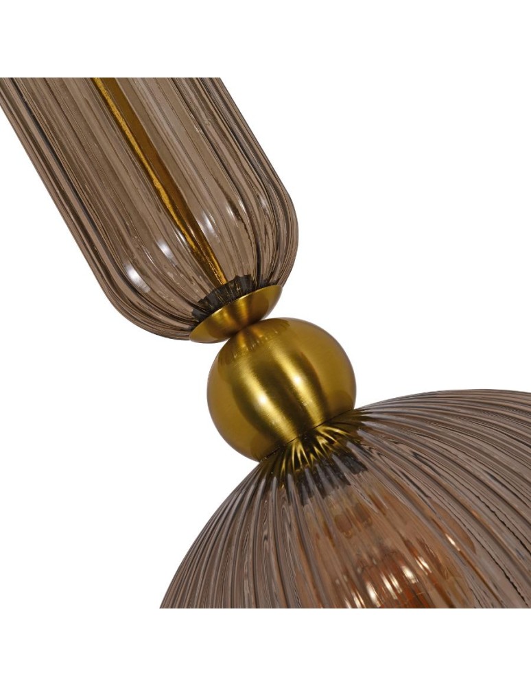 Single pendant lamps - Light Prestige Piega 1 pendant large smoked LP-939/1P L smoked - product kolory-swiatla.pl 3