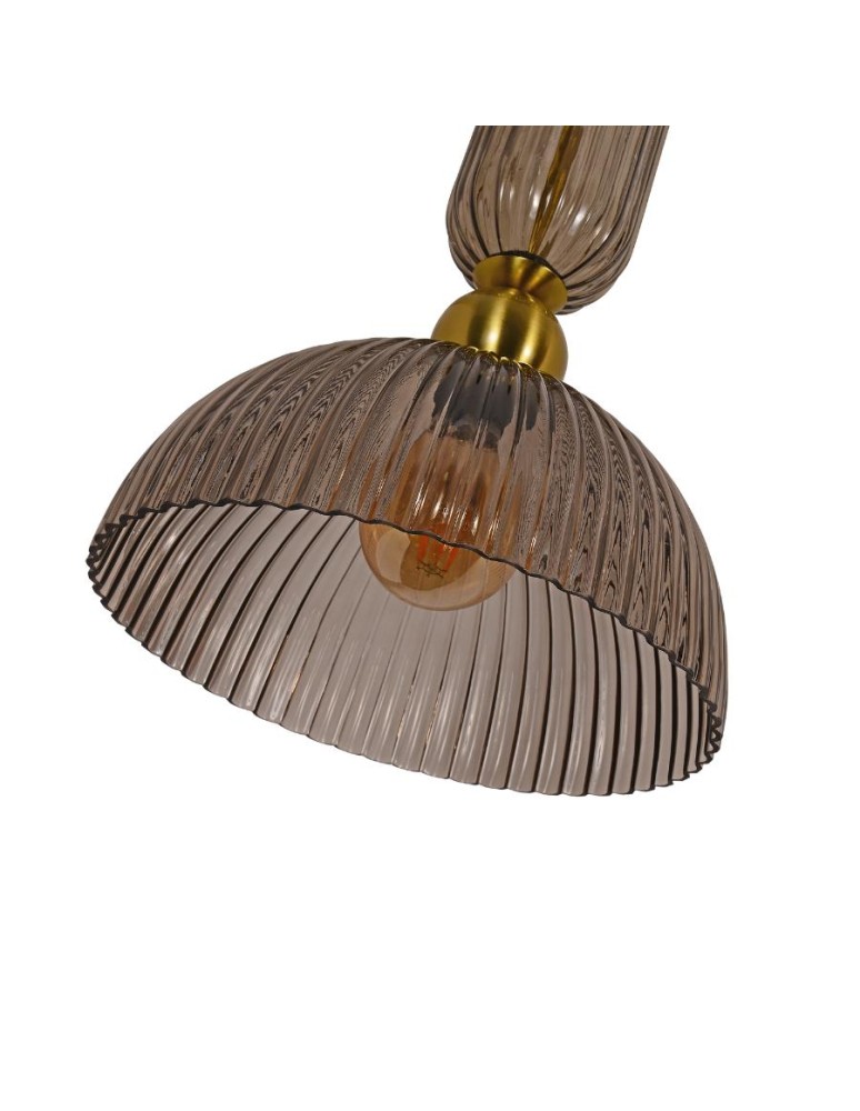 Single pendant lamps - Light Prestige Piega 1 pendant large smoked LP-939/1P L smoked - product kolory-swiatla.pl 4