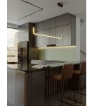 Lampy wiszące nad wyspę - Maxlight Lampa Wisząca Urus 17W P0644 - produkt 2