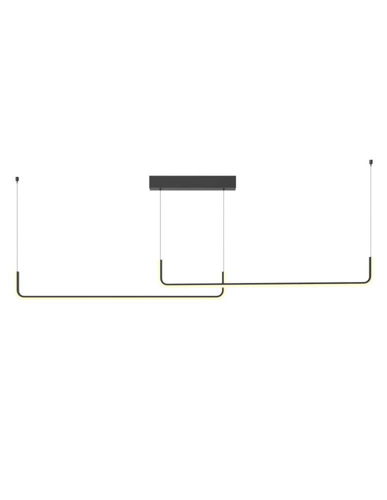 Pendant lamps over the island - Maxlight Urus 30W P0645 Pendant Lamp. - product kolory-swiatla.pl 1