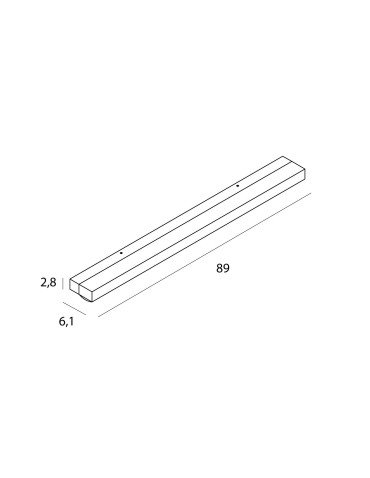 Maxlight Wall lamp Trio 10W Chrome IP44 3000K W0405D - product 2
