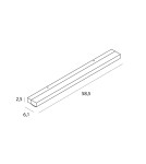 Kinkiety łazienkowe - Maxlight Kinkiet Trio 7W Chrom IP44 3000K W0403D - produkt 2