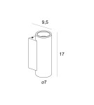 Tube wall lamps - Maxlight Tek wall lamp W0425 - product 2