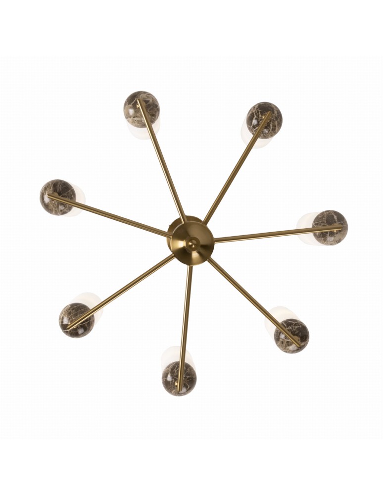 Modern chandeliers - Maxlight Nova Gold 7L P0633 Pendant Lamp. - product kolory-swiatla.pl 3