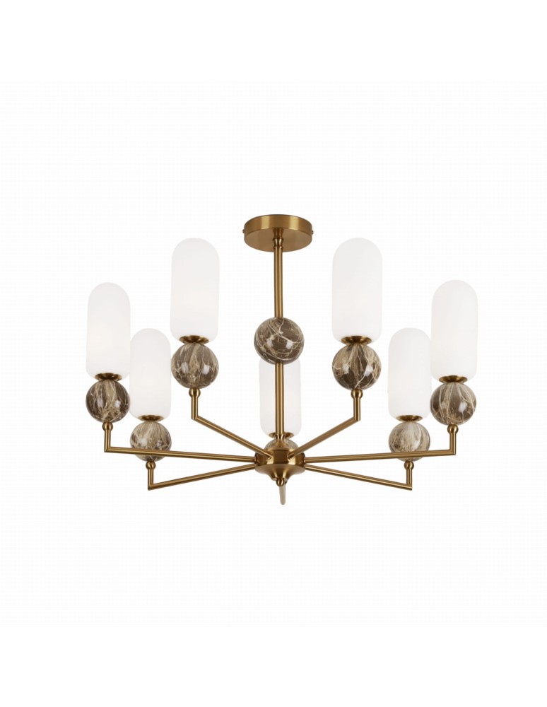 Żyrandole nowoczesne - Maxlight Lampa Wisząca Nova Gold 7L P0633 - produkt kolory-swiatla.pl 1