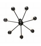 Żyrandole nowoczesne - Maxlight Lampa Wisząca Nova Black 7L P0632 - produkt 3