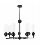 Żyrandole nowoczesne - Maxlight Lampa Wisząca Nova Black 7L P0632 - produkt 1
