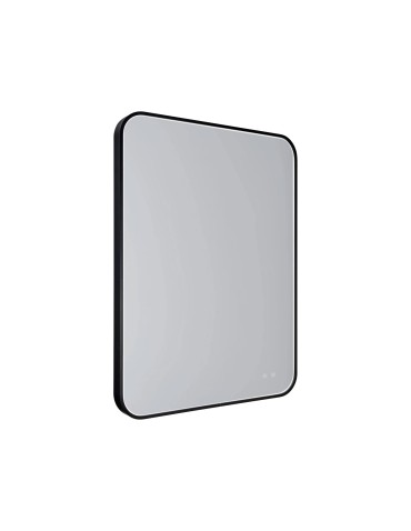 Maxlight Mirror Rectangle 76X91cm Black Illuminated Mirror W0384
