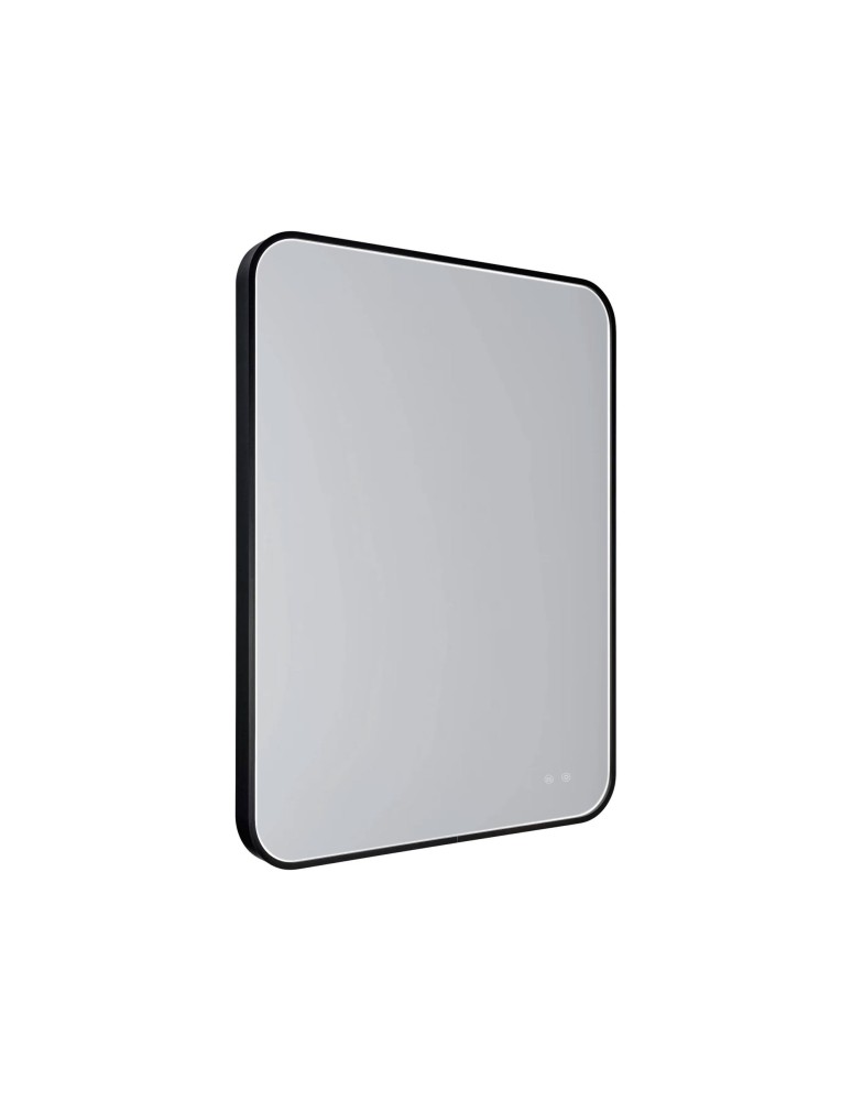Illuminated mirrors - Maxlight Mirror Rectangle 76X91cm Black Illuminated Mirror W0384 - product kolory-swiatla.pl 1