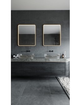 Maxlight Mirror Rectangle 76X91cm Black Illuminated Mirror W0384 - product 2