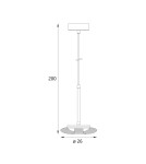 Single pendant lamps - Maxlight Lunaris 6W P0649 Pendant Lamp. - product 3