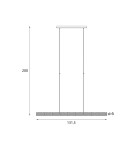 Lampy wiszące nad wyspę - Maxlight Lampa Wisząca Love 37W P0647 - produkt 3